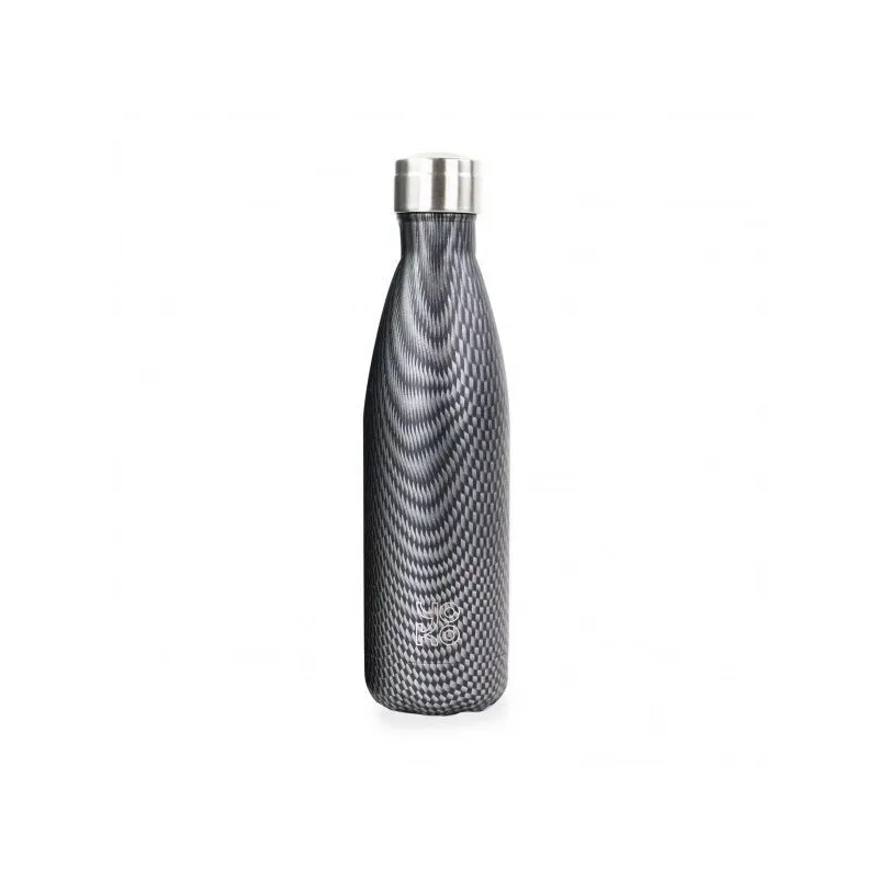 Yoko Design Bouteille Isotherme 500ml-Carbon