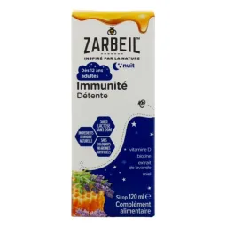 Zarbeil Sirop Immunité Détente Adultes 120ml