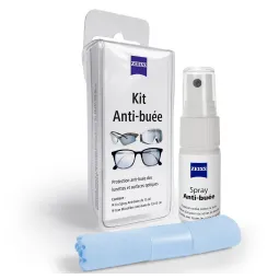 Zeiss Kit Anti-buée Spray 15ml + Lingette