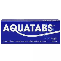 Aquatabs 60 Comprimés Effervescents