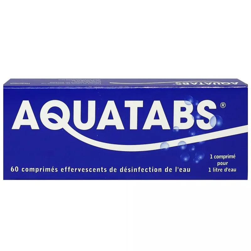 Aquatabs 60 Comprimés Effervescents Aquatabs 60 Comprimés Effervescents