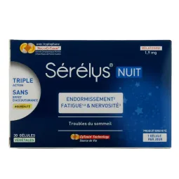 Sérélys Nuit Troubles du sommeil 30 gélules