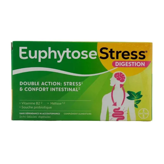 Euphytose Stress Digestion 2X14 Gélules Euphytose Stress Digestion 2X14 Gélules