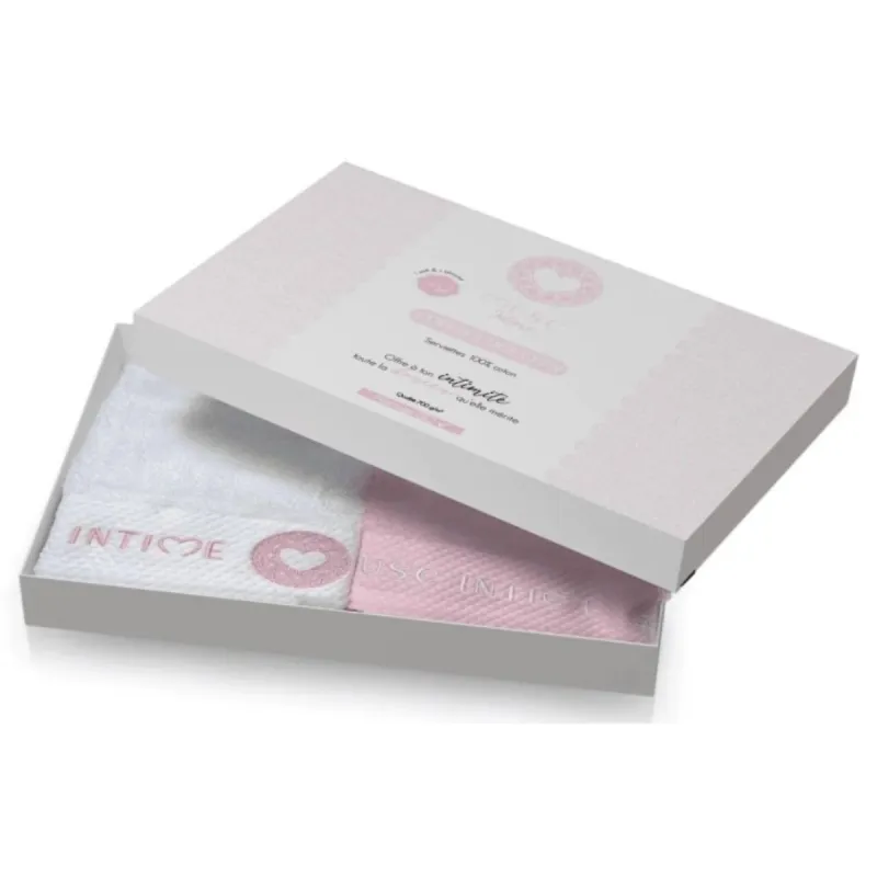 Musc Intime Coffret Douceur 2 Serviettes 100% Coton