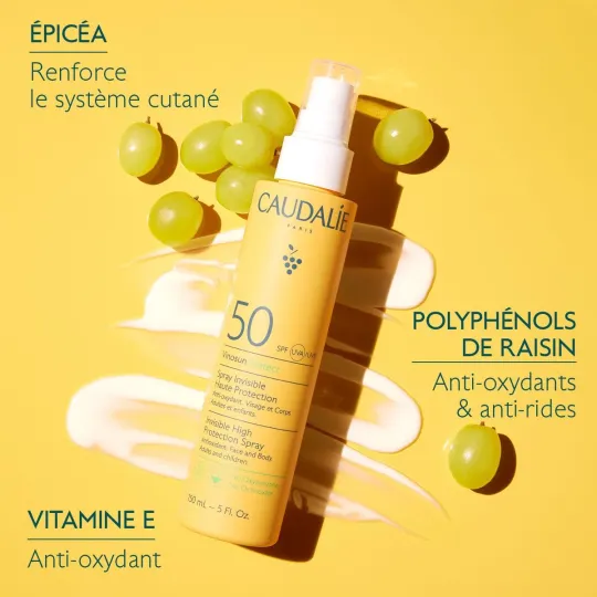 Caudalie Vinosun Protect Spray Invisible SPF50 150ml Caudalie Vinosun Protect Spray Invisible SPF50 150ml