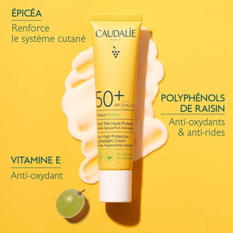 Caudalie Vinosun Fluide Très Haute Protection SPF50+ 40ml
