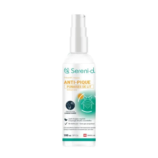 Sereni-d Anti-pique Punaises de Lit Spray 100ml Sereni-d Anti-pique Punaises de Lit Spray 100ml