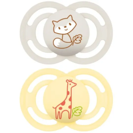 MAM Perfect 2 Sucettes Silicone 18 mois animaux