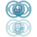 MAM Perfect 2 Sucettes Silicone 18 mois animaux