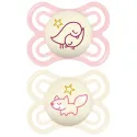 MAM Perfect 2 Sucettes Silicone Nuit 2-6 mois