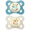 MAM Original 2 Sucettes Silicone Nuit 2-6 mois