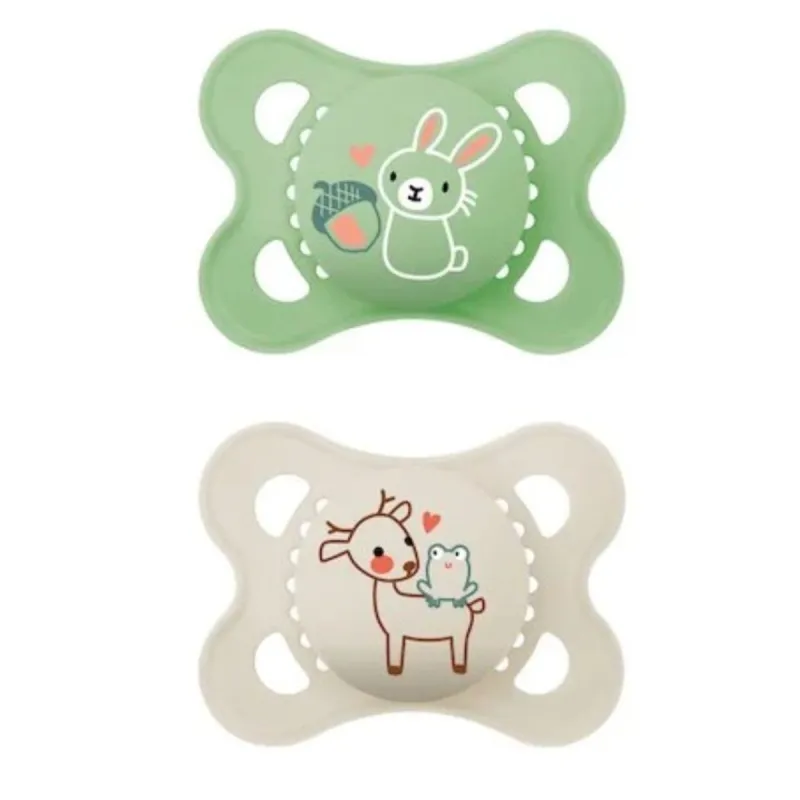 MAM Original 2 Sucettes Silicone Forêt 2-6 mois