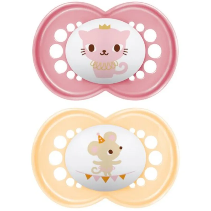 MAM Original 2 Sucettes Silicone Fête 18 mois