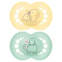 MAM Original 2 Sucettes Silicone Amis 18 mois
