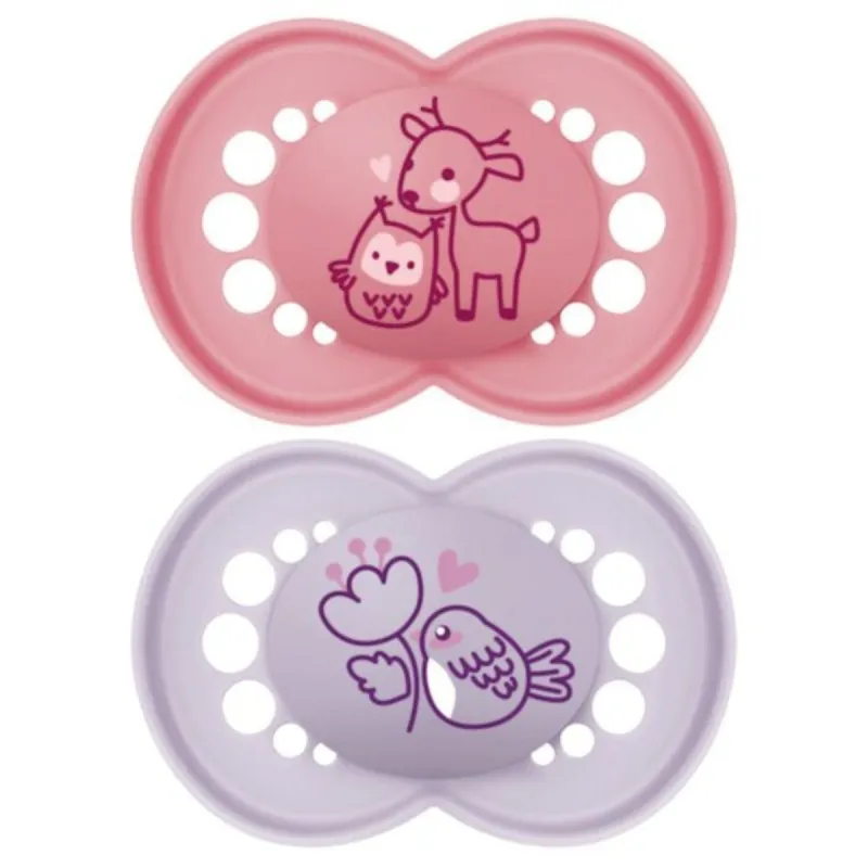MAM Original 2 Sucettes Silicone Amis 18 mois