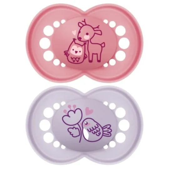 MAM Original 2 Sucettes Silicone Amis 6 mois