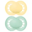MAM Original 2 Sucettes Silicone Unies 6 mois