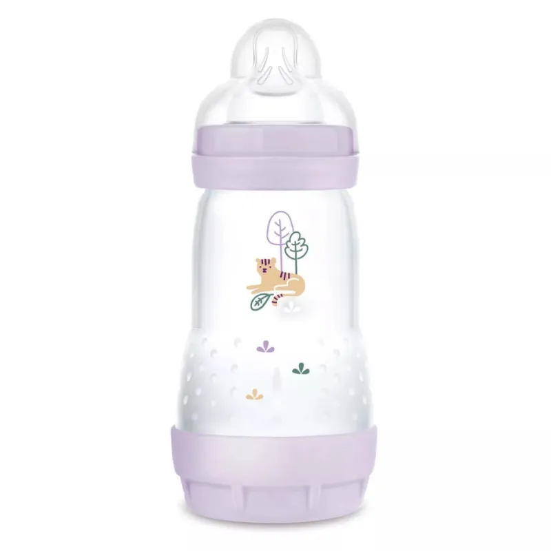 Mam Biberon Easy Start 2+ mois 260ml Lilas Mam Biberon Easy Start 2+ mois 260ml Lilas