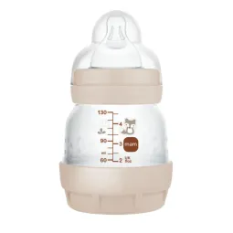 Mam Biberon Easy Start Débit Lent 0 mois 130ml Sable