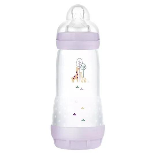 Mam Biberon Easy Start 4+ mois 320ml Lilas Mam Biberon Easy Start 4+ mois 320ml Lilas