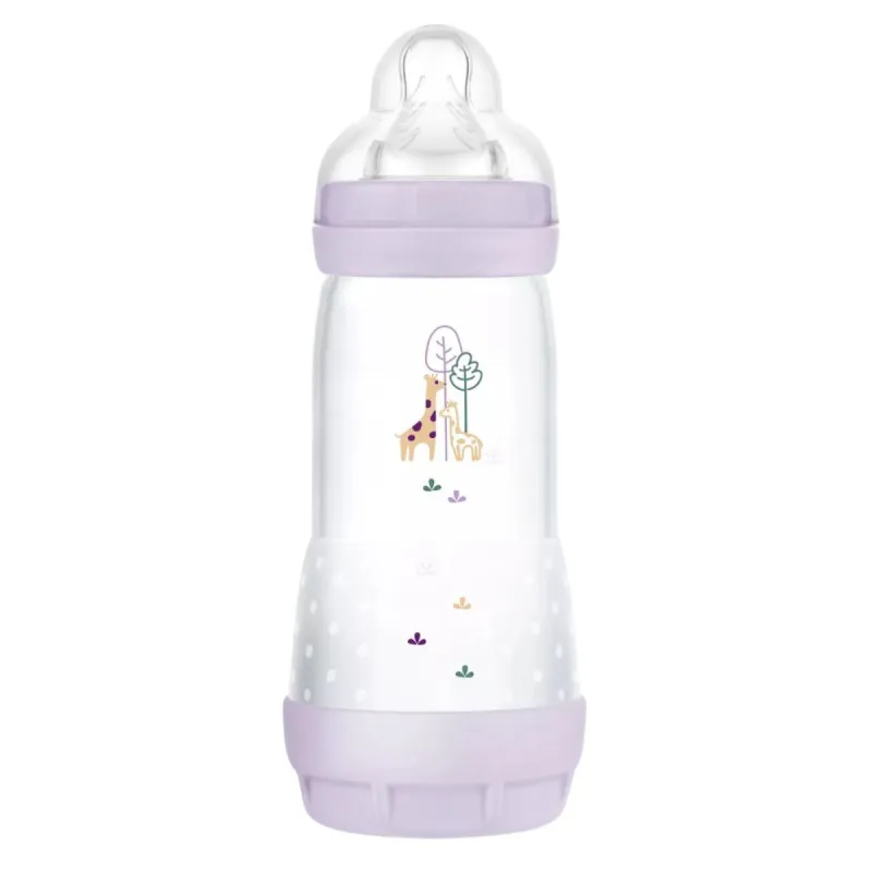 Mam Biberon Easy Start 4+ mois 320ml Lilas Mam Biberon Easy Start 4+ mois 320ml Lilas