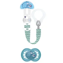 MAM Original Attache-sucette & Sucette Silicone Amis 6+ mois