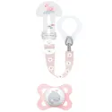 MAM Original Attache-sucette & Sucette Silicone Amis 2-6 mois