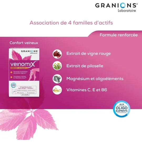 Granions Veinomix 60 Comprimés