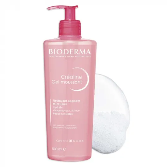 Bioderma Créaline Gel Moussant 500ml Bioderma Créaline Gel Moussant 500ml