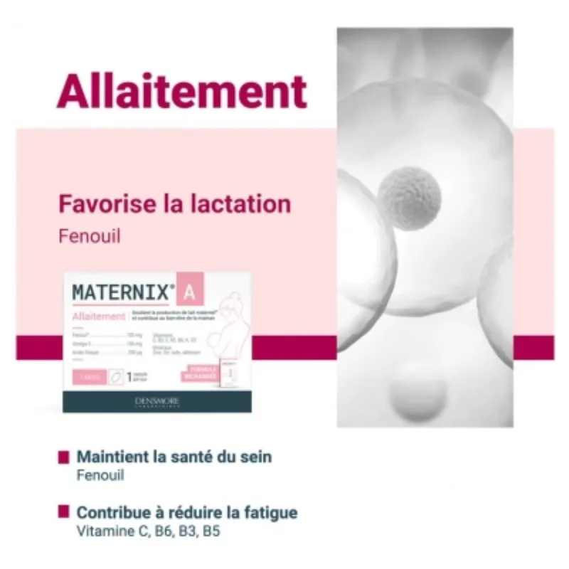 Densmore Maternix A Allaitement 30 Capsules Densmore Maternix A Allaitement 30 Capsules