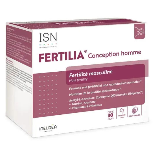 ISN Fertilia Conception Homme Fertilité 30 Sachets