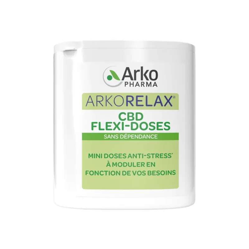 Arkopharma Arkorelax CBD Felxi-doses 60 mini comprimés
