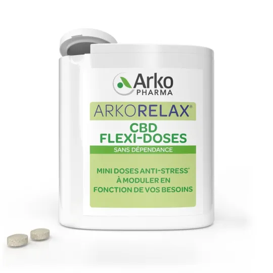 Arkopharma Arkorelax CBD Felxi-doses 60 mini comprimés