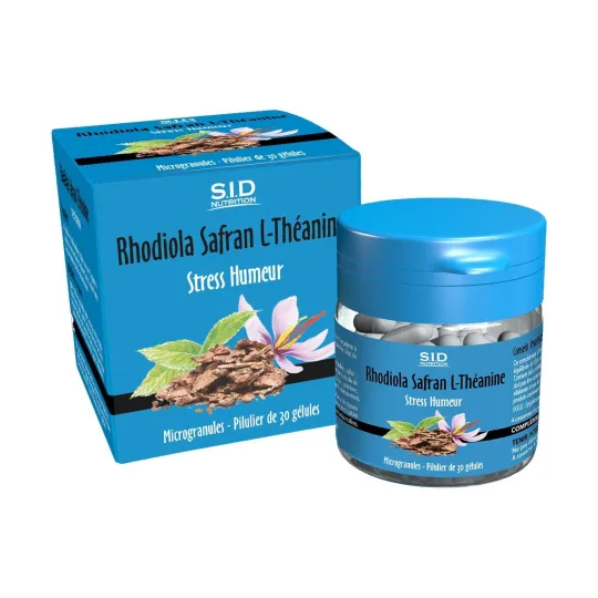SID Nutrition Rhodiola Safran L-Théanine