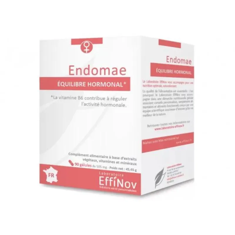 Effinov Endomae Equilibre hormonal 90 Gélules Effinov Endomae Equilibre hormonal 90 Gélules