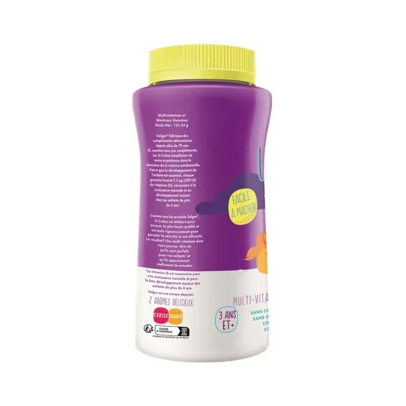 Solgar U-Cubes Vitamines Enfants 60 gummies
