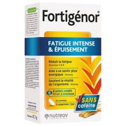 Nutreov Fortigénor Fatigue Intense 60 comprimés