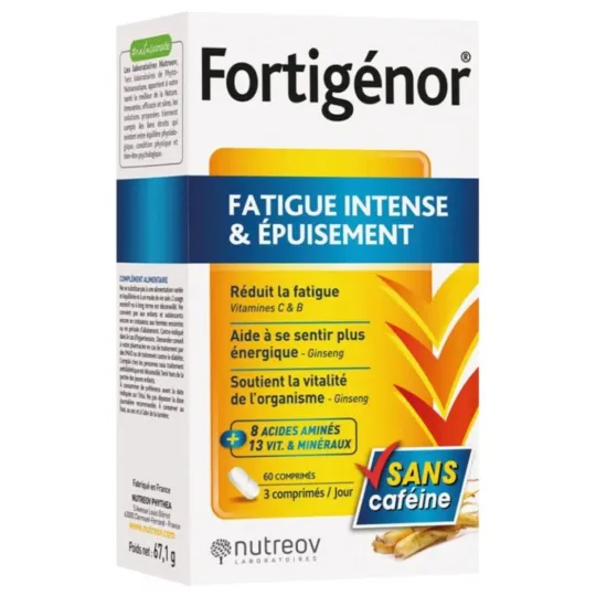 Nutreov Fortigénor Fatigue Intense 60 comprimés