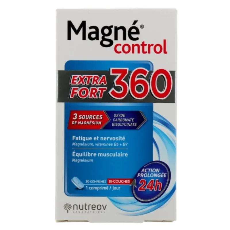 Nutreov Magné Control Extra Fort 30 comprimés