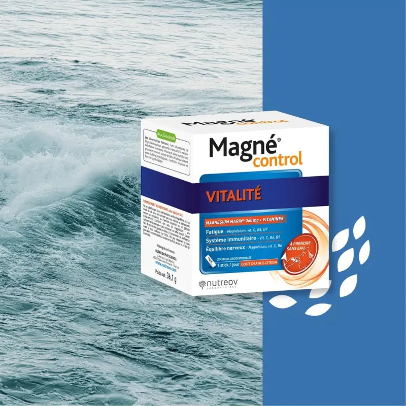 Nutreov Magné Control Vitalité 20 Sticks