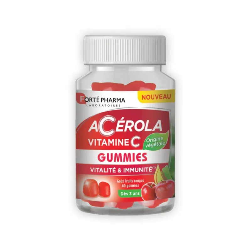 Forté Pharma Acérola Gummies 60 Gommes