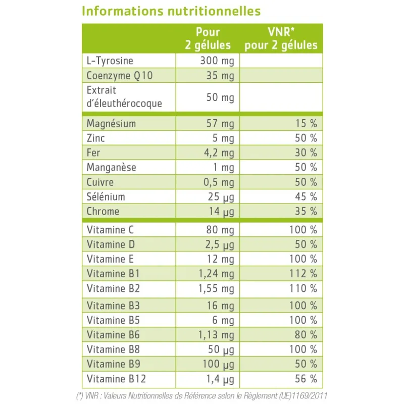 Effinov Vitalinov 2X60 Gélules Effinov Vitalinov 2X60 Gélules