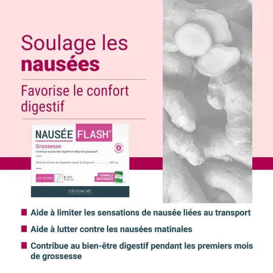 Densmore Nausée Flash Grossesse 20 gélules Densmore Nausée Flash Grossesse 20 gélules