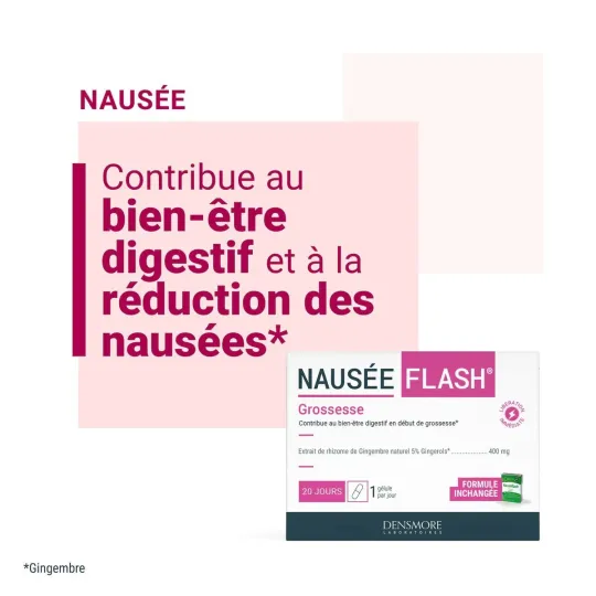 Densmore Nausée Flash Grossesse 20 gélules Densmore Nausée Flash Grossesse 20 gélules