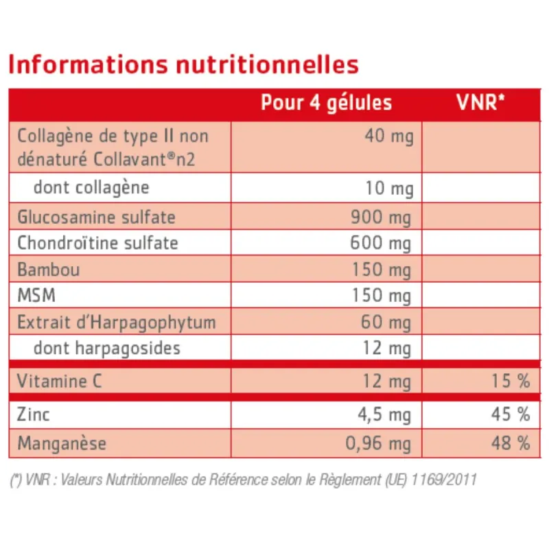 Effinov Cartilinov Confort Articulaire 120 comprimés Effinov Cartilinov Confort Articulaire 120 comprimés