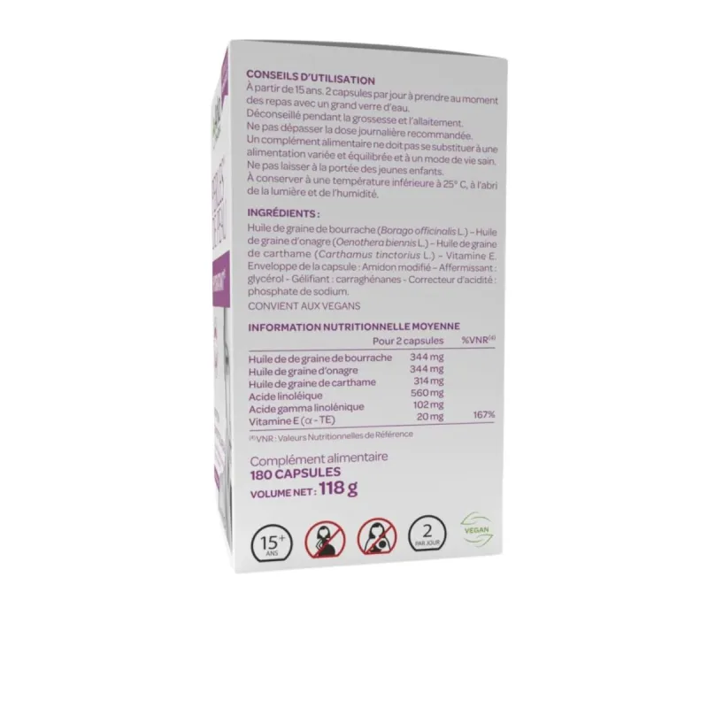 Arkopharma Perles de Peau Hydratant 180 capsules