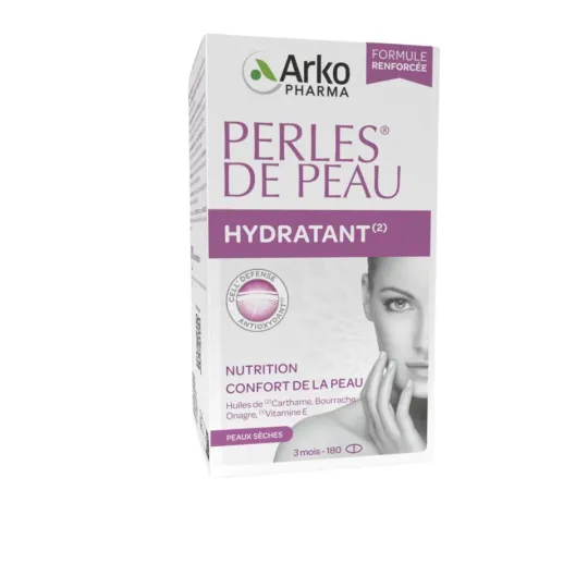 Arkopharma Perles de Peau Hydratant 180 capsules
