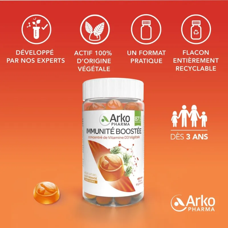 Arkopharma Immunité Boostée 60 gummies