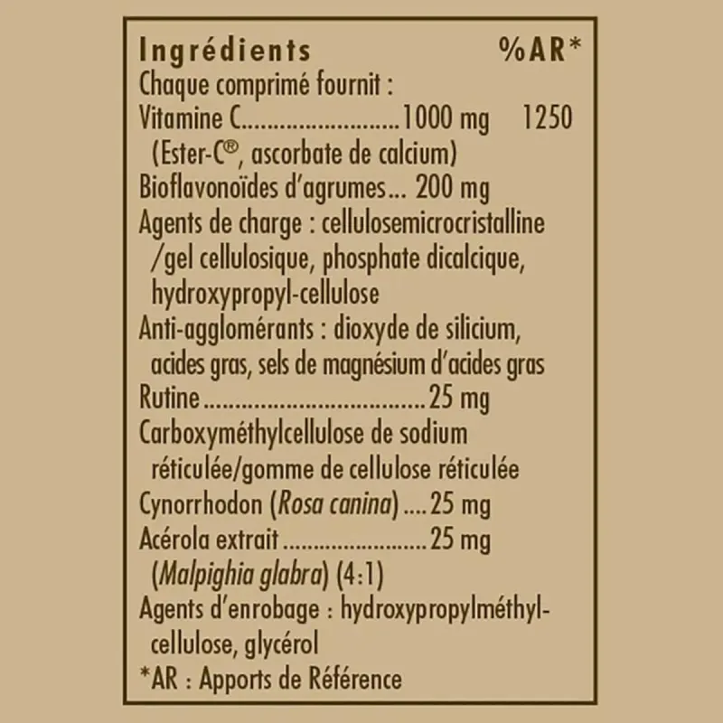 Solgar Ester-C Plus 1000mg Vitamine C 30 comprimés Solgar Ester-C Plus 1000mg Vitamine C 30 comprimés