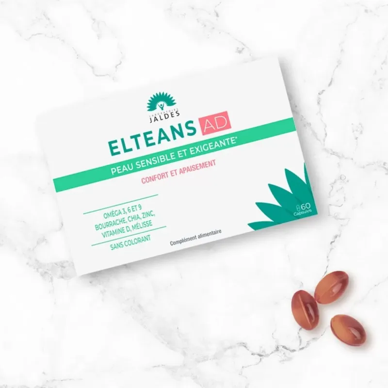 Jaldes Eltéans AD Peau Sensible 60 capsules